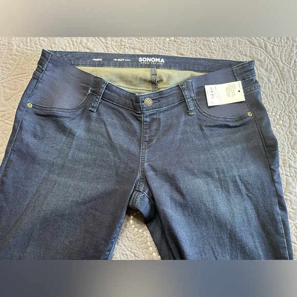 Sonoma Women’s Dark Blue Maternity Jeggings NWT Size 16 Maternity - Picture 9 of 12